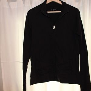 Black Athletic Running Jacket- Tuff Athletics- L